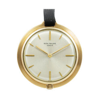 Swiss 18k gold open faced keyless lever watch Circa 1964