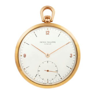 Swiss 18 carat gold open faced lever watch Circa 1949