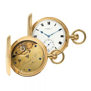 English hunting cased minute repeating lever Circa 1916