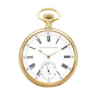Swiss 18 carat rose gold open faced lever watch Circa 1908