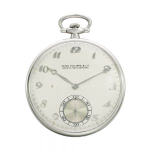 Fine Swiss platinum open faced lever watch Circa 1926