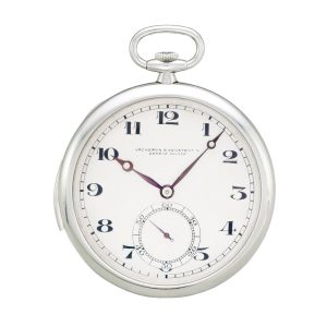 Swiss platinum minute repeating lever watch Circa 1925