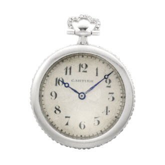 French white gold and diamond set dress watch Circa 1910
