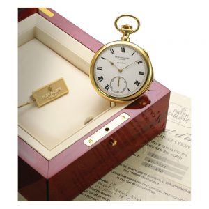 A Swiss chronometer with detent escapement Circa 1985