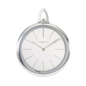 Swiss ultra thin platinum open faced dress watch Circa 1961