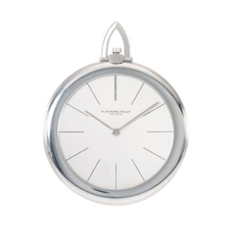 Swiss ultra thin platinum open faced dress watch Circa 1961
