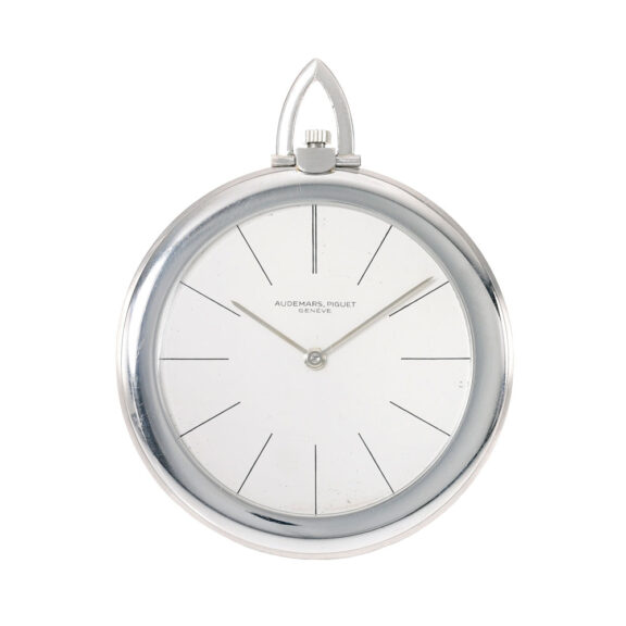 Swiss ultra thin platinum open faced dress watch Circa 1961