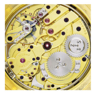 Swiss min. repeating calendar with moon phases Circa 1915
