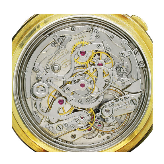 Fine Swiss 18k gold complicated pocket watch Circa 1925 Fine Swiss 18k gold complicated pocket watch Circa 1925