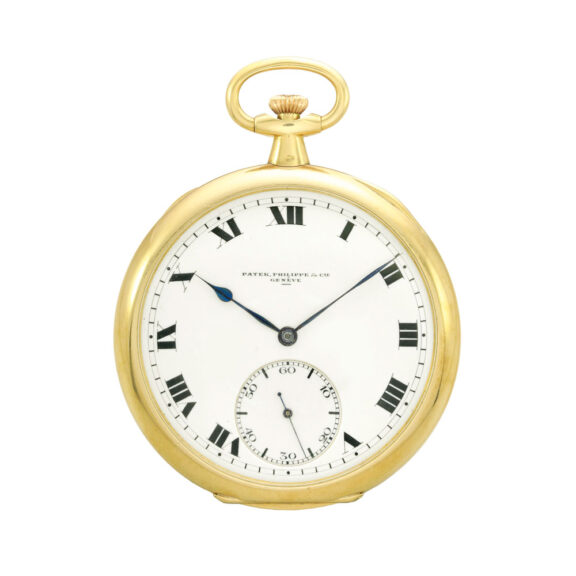 Swiss 14 carat gold open faced lever watch Circa 1916