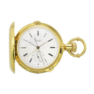 Split chronograph with jumping fifth of a second Circa 1900