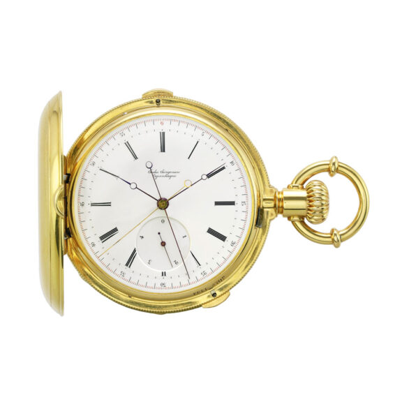 Split chronograph with jumping fifth of a second Circa 1900