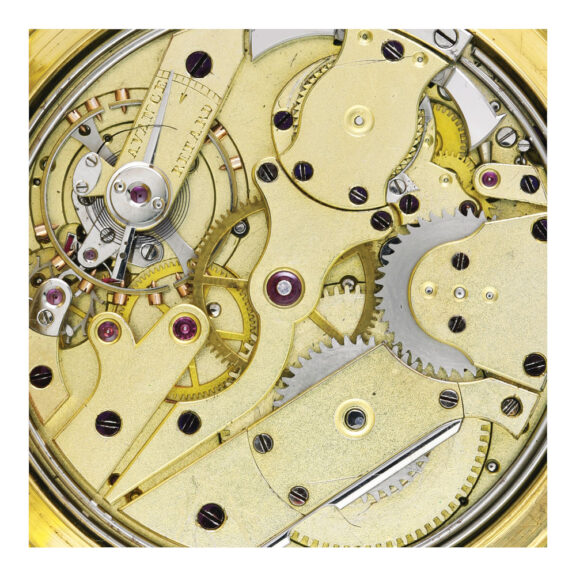 Swiss hunting cased quarter repeating watch Circa 1857 Swiss hunting cased quarter repeating watch Circa 1857