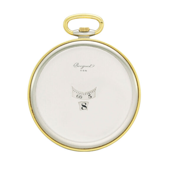 Swiss gold open faced jump hour pocket watch Circa 1930