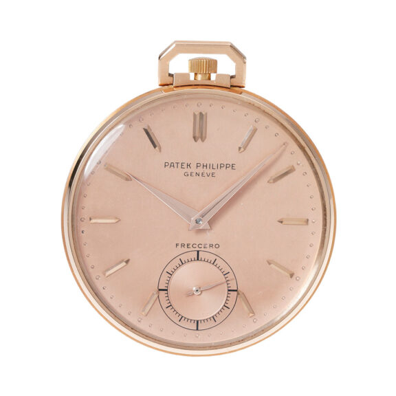 Fine Swiss 18 carat rose gold open faced lever Circa 1950