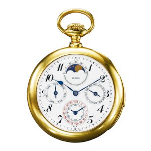 Perpetual calendar repeater with moon phases Circa 1913