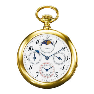 Perpetual calendar repeater with moon phases Circa 1913