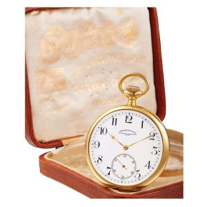 Swiss gold open faced keyless lever watch Circa 1920