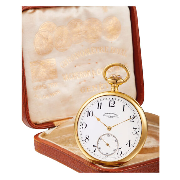 Swiss gold open faced keyless lever watch Circa 1920