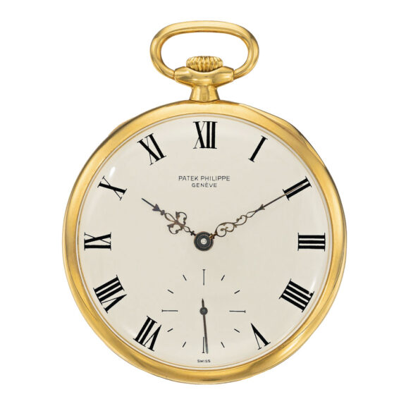 Swiss 18k gold open faced lever pocket watch Circa 1937