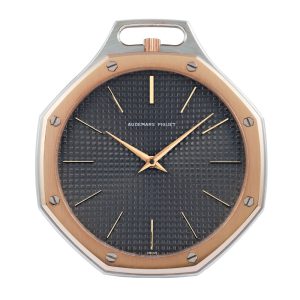 Swiss two colour gold octagonal lever watch Circa 1975