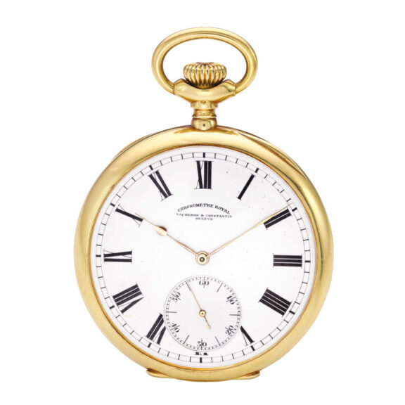 Swiss 18 carat gold open faced lever watch Circa 1910