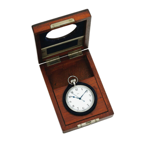 Stainless steel centre seconds military deck watch Circa 1943 Stainless steel centre seconds military deck watch Circa 1943