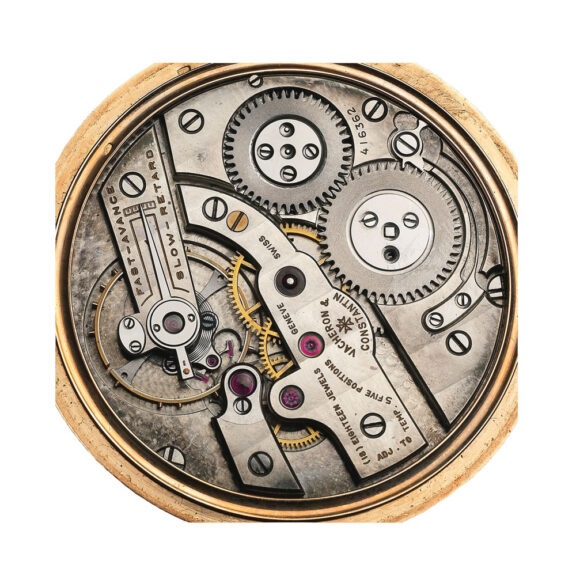 Fine, rare white and rose gold world time lever Circa 1933 Fine, rare white and rose gold world time lever Circa 1933