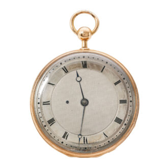 Swiss rose gold open faced quarter repeater Circa 1826