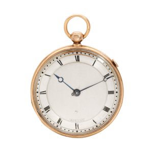 Rare French rose gold quarter repeating watch Circa 1823