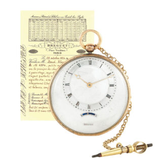 Fine, rare French gold and silver lever watch Circa 1825
