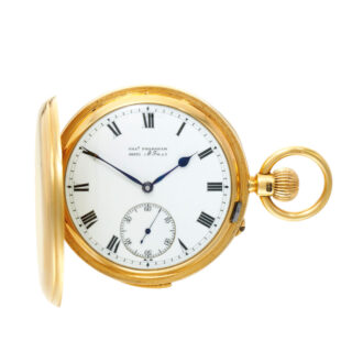 Fine English gold minute repeating full hunter Circa 1892