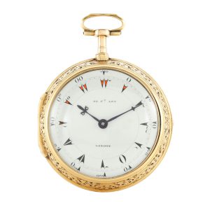 English gold clock watch made for Turkish market Circa 1815