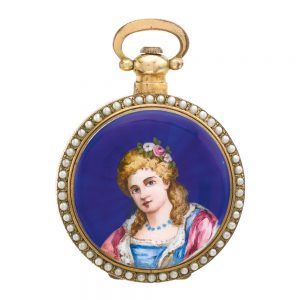 Swiss open faced watch for the Chinese market Circa 1895