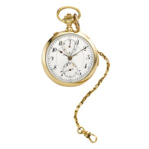 Swiss min. repeating split seconds chronograph Circa 1918