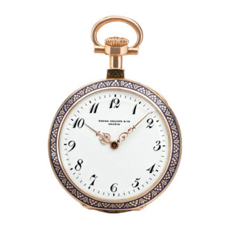 Swiss 18 carat rose gold open faced lever watch Circa 1892