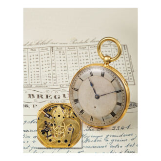 Fine Swiss gold open faced quarter repeater Circa 1819