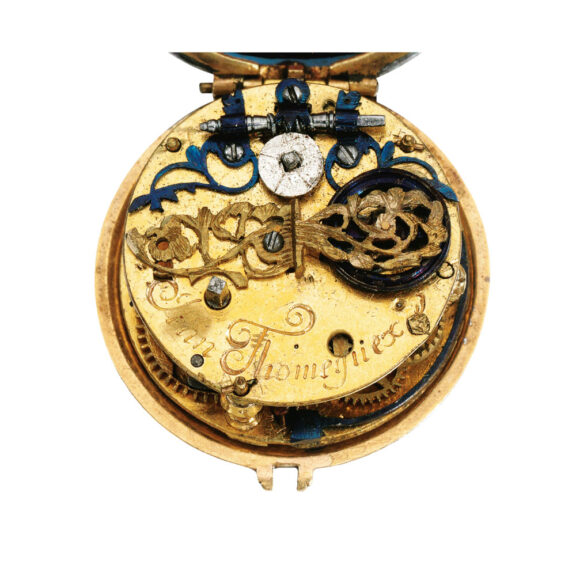 Very fine, rare pair cased gold miniature watch Circa 1675 Very fine, rare pair cased gold miniature watch Circa 1675
