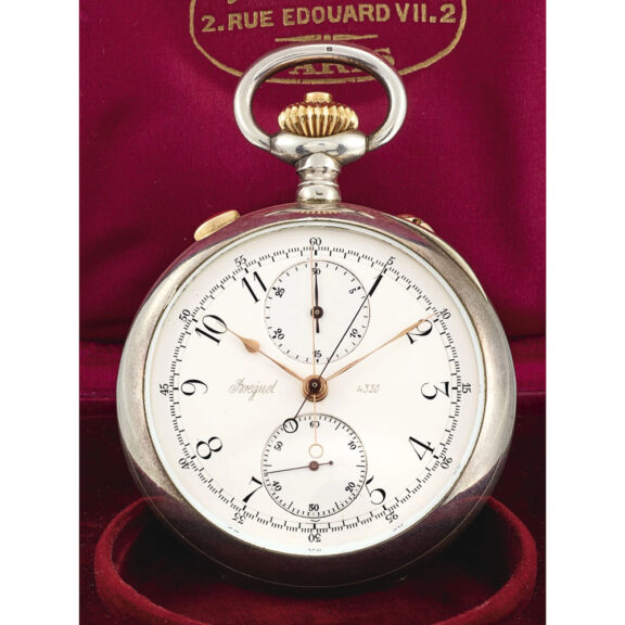 Swiss split seconds chronograph lever chronometer Circa 1920