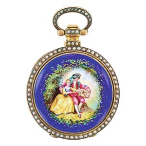 Swiss gilt lever watch made for the Chinese market Circa 1870