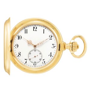 Swiss 18K rose gold hunting cased chronometer Circa 1890