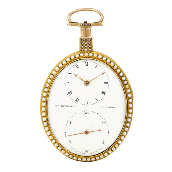 English gold eight-day duplex for the Chinese market Circa 1800
