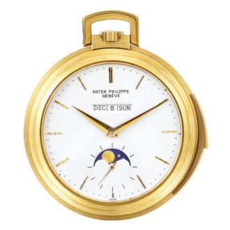 Swiss gold minute repeating American calendar Circa 1977