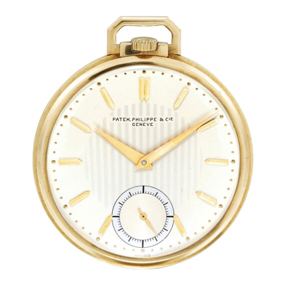 Swiss 18 carat gold open faced lever pocket watch Circa 1930