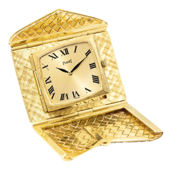 Very fine Swiss 18K gold envelope-form watch Circa 1965