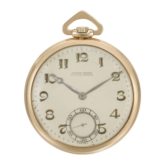 Historically important Swiss rose gold lever watch Circa 1928