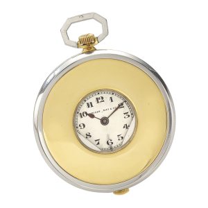 Swiss yellow and white gold lever watch with concealed dial Circa 1925