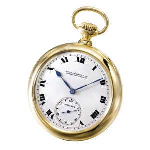 Fine and rare Swiss 18K gold tourbillon lever watch Circa 1922