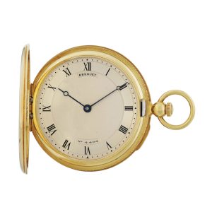 Swiss 18K gold hunting cased lever pocket watch Circa 1960