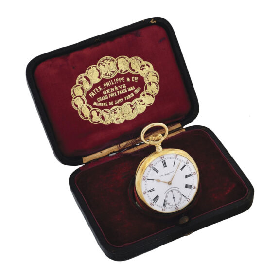 Swiss 18K rose gold Chronometro Gondolo watch Circa 1913
